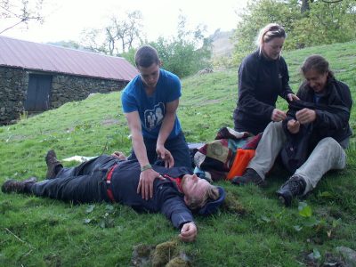 Multiple casualties outdoors